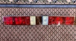1970, 1973-78 Fiat 124 Spider Tail Light Pair - Red Turn Signals. Fixed Price $225.00.