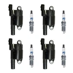 4 Ad Auto Parts Ignition Coils + Oem 41-962 Double Platinum Spark Plugs. Fixed Price $99.39.