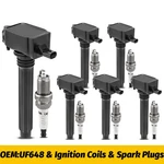 6 Pack Mopar Ignition Coils & Spark Plugs For Chrysler Jeep Dodge Ram 3.6l Uf648. Fixed Price $75.99.