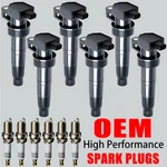 Oem 6x Ignition Coils & Iridium Spark Plugs For Hyundai Santa Fe Kia Sorento. Fixed Price $47.92.
