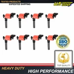 Uf378 Red Ignition Coils For Dodge Ram 1500 2500 3500 Durango 300 5.7l. Fixed Price $301.01.