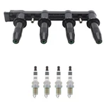 Hitachi Ignition Coil 4 Ngk Iridium Spark Plugs Kit For Aveo G3 Wave 1.6 L4 Dohc. Fixed Price $136.95.