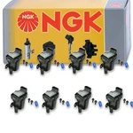 8 Pcs Ngk Ignition Coil For 2003-2004 Isuzu Ascender 5.3l V8 - Spark Plug Ww. Fixed Price $398.76.