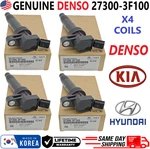 New Genuine Denso Ignition Coils For 2008-2017 Hyundai & Kia I4 V8, 27300-3f100. Fixed Price $187.98.