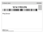 Genuine Bmw Ping Sensor 12-14-1-703-276 New. Fixed Price $186.93.