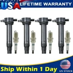Set Of 4 Ignition Coil & Spark Plug For 2007-2017 Jeep Compass Patriot 2.0l 2.4l. Fixed Price $32.11.