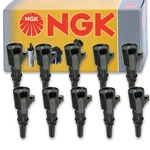 10 Pcs Ngk Ignition Coil For 1997-1998 Ford E-350 Econoline 6.8l V10 - Spark Cw. Fixed Price $265.45.
