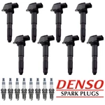 Ignition Coil & Denso Iridium Spark Plug For 2003-2006 Porsche Cayenne V8 Uf563. Fixed Price $243.78.