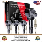 Ignition Coils & Iridium Spark Plugs Kit For Honda Hr-v 1.8l 2016 2017 2018 2019. Fixed Price $56.99.