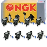 8 Pcs Ngk Ignition Coil For 2001-2006 Chevrolet Silverado 1500 Hd 6.0l V8 - Oh. Fixed Price $398.76.