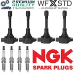 4pcs Ignition Coil & Ngk Spark Plug For 07-19 Nissan Altima Sentra Versa 2.5l L4. Fixed Price $62.99.