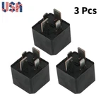 New Black Set Of 3 Plug Multi-purpose Relay 70a 12v 4 Pin Fit For Ford Volvo. Fixed Price $12.68.