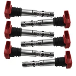 Eldor Set Of 6 Ignition Coils With Spark Plug Connector For Audi A4 A6 Quattro. Fixed Price $150.95.