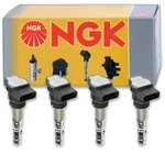 4 Pcs Ngk Ignition Coil For 2001-2005 Volkswagen Jetta 1.8l L4 - Spark Plug Sk. Fixed Price $147.78.