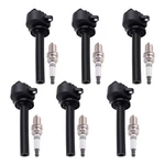 6x Ignition Coil + Spark Plug Set For Isuzu Rodeo Trooper V6 3.2l 3.5l 2002-2004. Fixed Price $81.00.