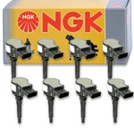 8 Pcs Ngk Ignition Coil For 2007-2014 Mercedes-benz Cls63 Amg 6.3l 5.5l V8 - Sq. Fixed Price $403.48.