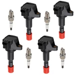 4x Ignition Coils + Spark Plugs For Honda Fit 1.5l 2007-2008 Uf581 610-50119. Fixed Price $43.57.