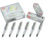 6 Pcs Ngk Laser Platinum Spark Plugs For 1995-2000 Mercury Mystique 2.5l - Dz. Fixed Price $73.77.