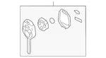 Genuine Subaru Key 57497fl00b. Fixed Price $133.98.