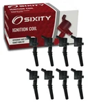 8 Pc Sixity Auto Ignition Coils For 1999-2016 Ford E-350 Super Duty 5.4l V8 Wm. Fixed Price $43.23.