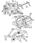 Genuine Mopar Sport Bar Cover Left 1em63xdvae. Fixed Price $127.05.