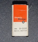 Nos Delco D1110 1955-67 Chevy 396 409 427 F.i. Ignition Ballast Resistor. Fixed Price $114.99.