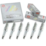 6 Pcs Ngk Laser Iridium Spark Plugs For 1990-1992 Ford Probe 3.0l V6 - Qq. Fixed Price $79.38.