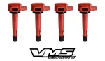 Vms Racing High Output Red Ignition Coil Fits 01-05 Honda Civic 1.7 Uf400 Uf-400. Fixed Price $132.95.