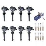 For Jaguar Land Rover Mk Ignition Coil & Bosch Double Iridium Spark Plug Set. Fixed Price $166.54.