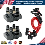 2x Ignition Coil & Spark Plug Wire Set For Ford F150 F250 Lincoln Mercury Fd487. Fixed Price $57.61.
