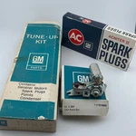 Nos Gm Tune Up Kit #1154115 / #35r W/ #r46ts Spark Plugs - Circa 1970s. Fixed Price $55.99.