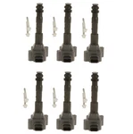 New 6 Ignition Coils W/ Spark Plug Connector For Porsche 911 99760210400 Beru. Fixed Price $201.98.