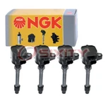 4 Pc Ngk 49183 U5400 Ignition Coils For Uf781 E1281 30520-59b-013 Spark Plug Oi. Fixed Price $194.26.