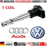 Oem Genuine Vw Ignition Coil For 1999-2007 Volkswagen Audi 1.8l 2.7l, 06b905115r. Fixed Price $37.58.