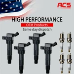 4x Oem Ignition Coil & Iridium Spark Plugs For Hyundai Kia Optima 2.4l Uf611. Fixed Price $33.13.