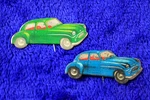 2 Vintage Simca 8 Metal Pins Accessory. Fixed Price $12.95.