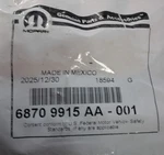 Genuine Mopar Keyless Ignition Node Module 68709915aa. Fixed Price $68.39.