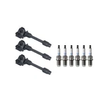 Hitachi 3 Ignition Coils & 6 Ngk Spark Plugs Standard Kit For Nissan Maxima. Fixed Price $180.95.