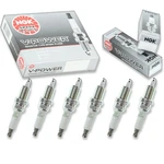 6 Pcs Ngk V-power Spark Plugs For 1986-1988 Bmw 325 2.7l L6 - Engine Kit Set Rt. Fixed Price $28.86.