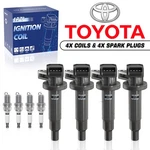 4x Ignition Coil Set Oem #90919-02262 For Toyota Corolla 00-08 Celica 00-05 1.8l. Fixed Price $62.99.