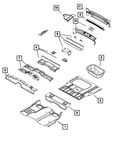 Genuine Mopar Lift-gate Lower Panel 05067995ae. Fixed Price $215.39.