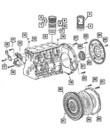 Genuine Mopar Hex Flange Head Bolt 5015067ac. Fixed Price $3.62.