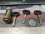 Used Saab 9000 Ignition Lock Cyl W/ 3 Keys. Fixed Price $80.00.