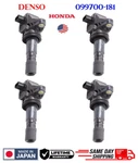 4x Oem Denso Ignition Coil For 2012-2017 Honda Civic Hrv Acura I4, 099700-181. Fixed Price $125.00.