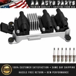 Ignition Coil & Platinum Spark Plug For Audi A4 A6 Volkswagen Passat 2.8l Uf256. Fixed Price $74.85.