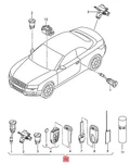 Genuine 1 Set Lock Cylinders For Door Handle Black/chrome 8f0898374ftke. Fixed Price $754.08.