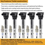 5 Oem Ignition Coil & Spark Plug For Audi A3 A4 A5 A6 Q3 Q5 Vw Beetle 2.0l Uf575. Fixed Price $54.92.