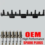 Oem Ignition Coil & Iridium Spark Plug For Jeep Grand Cherokee Tj Wrangler 4.0l. Fixed Price $59.65.