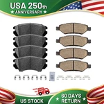 Front Rear True Ceramic Pads Set For Chevrolet Camaro 2010 - 2015 Low Dust. Fixed Price $46.14.