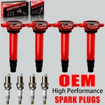 4x Oem High Performance Ignition Coil & Spark Plug For Dodge Jeep Chrysler Uf557. Fixed Price $48.18.